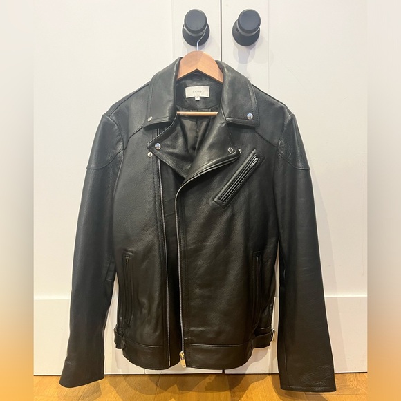 Reiss, Moto Jacket.  100% leather.  Never worn. - Picture 1 of 5